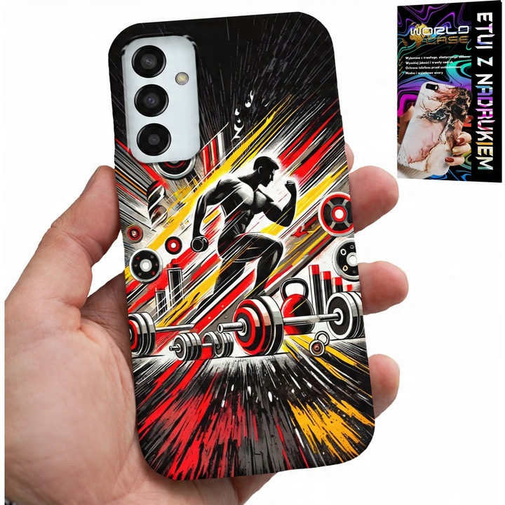 Samsung Galaxy M13 telefontok, World Case, szilikon, színes nyomtatás, sport, 0,2 mm