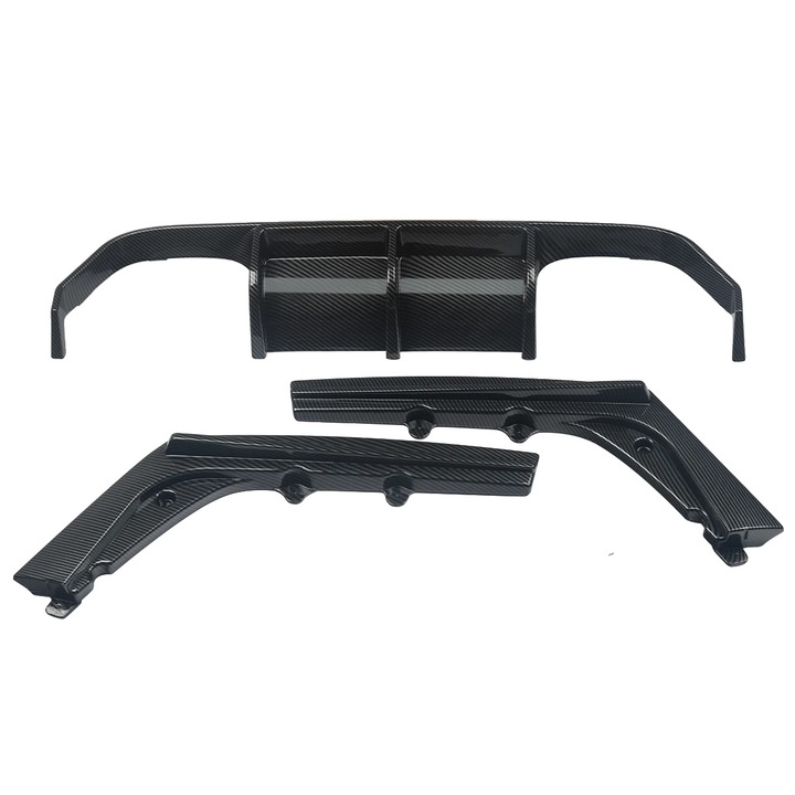 Splitter spate pentru bara fata, plastic ABS durabil, instalare usoara, BMW F80 M3/F82 F83 M4