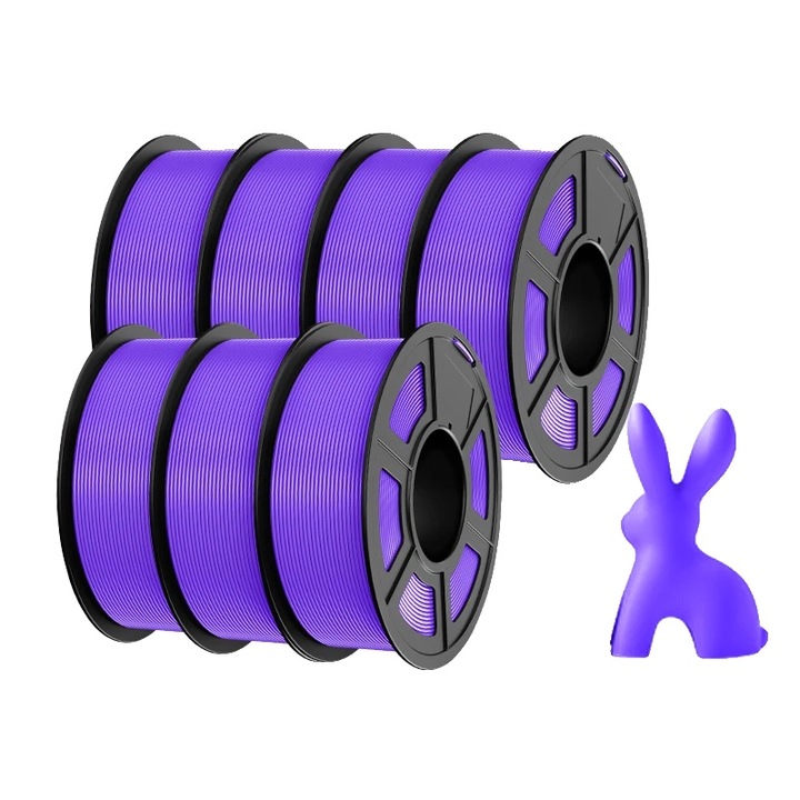 Filament 3D, PLA+, 1.75 mm, 330 m, ecologic, set de 2 bucati