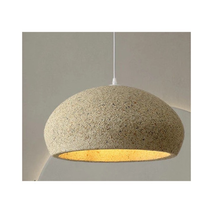 Модерна висяща лампа, LED осветление, кремаво, 90-260V