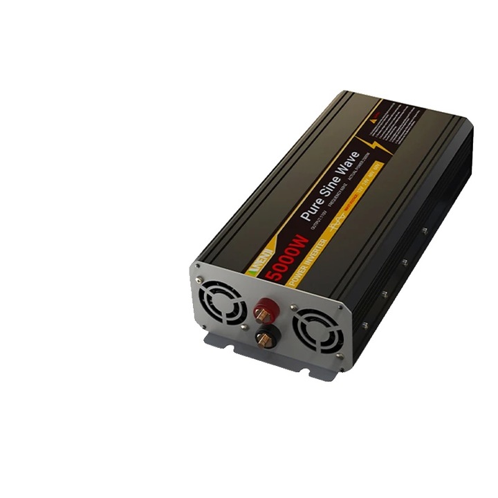 Инвертор за кола 5000W, 220V, 24V, съвместим със слънчева енергия, висока ефективност