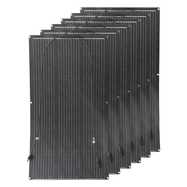 Panou solar 600W, flexibil, eficienta ridicata, impermeabil, 970x530x2.5mm