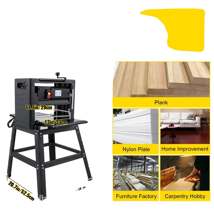 Rindel electric, 2000W, 13 inch, 20.7x18.9x27.4 inch, 69.4 lbs