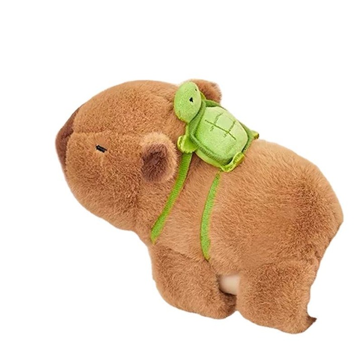 Jucarie plus capibara pentru incheietura mainii, moale, nontoxica, dimensiune 15x10cm