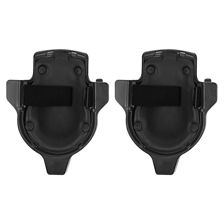 Pad de protectie pentru genunchi, roti mobile, negru, dimensiune standard