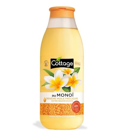 Ulei de dus Cottage 98% Monoi, 560 ml