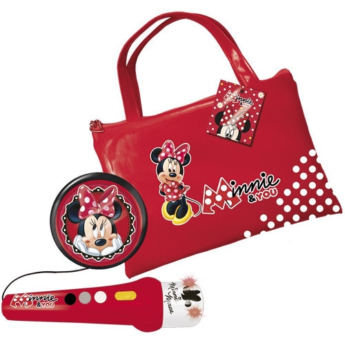 Geanta cu Amplificator si Microfon Minnie Mouse