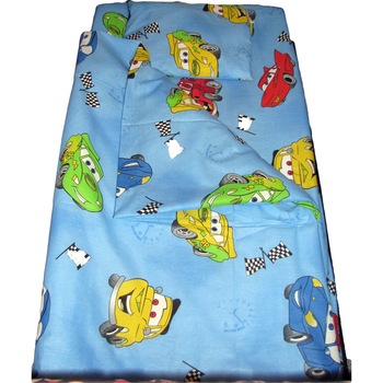 Lenjerie patut Cars, 3 piese, 120x60 cm Lenjerie patut Cars, 3 piese, 120x60 cm