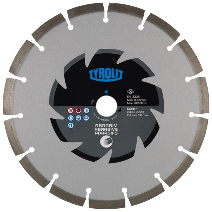 Disc Diamantat universal de 125x2.2 TYROLIT BASIC