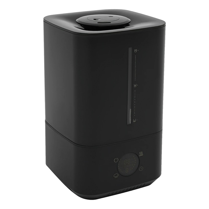 Ултразвуков овлажнител, 6л, 360° посока, черен