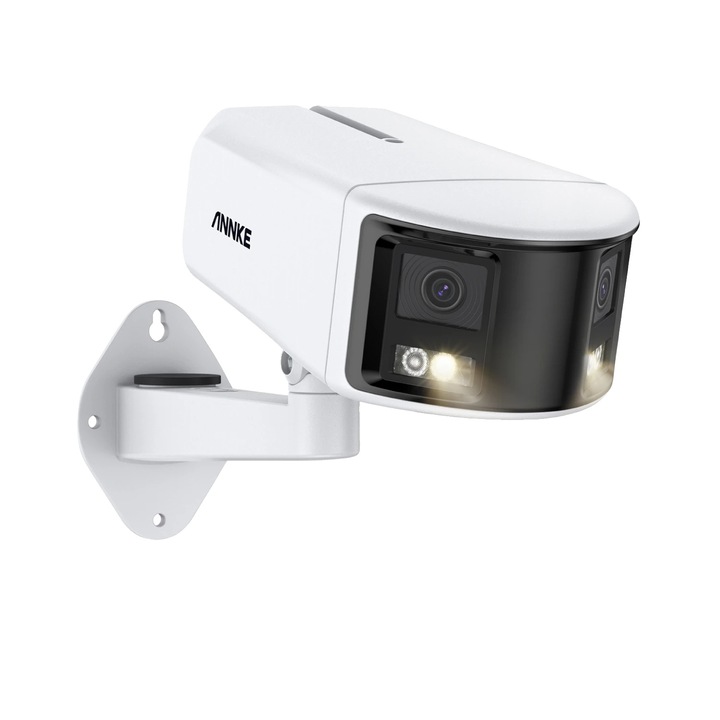 Камера за наблюдение 8MP, двойни лещи, външна, 2.8mm