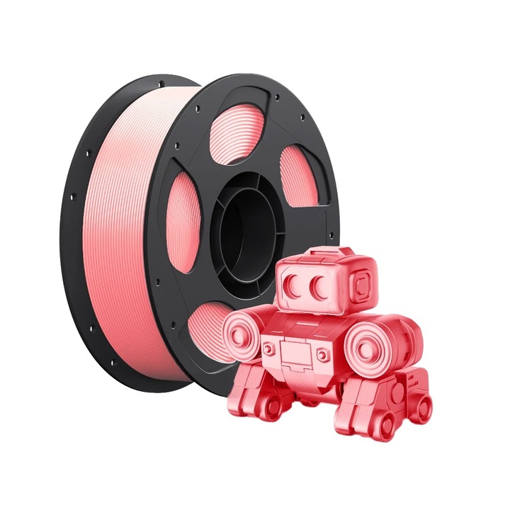 Filament PLA, 3kg, roz capsuna, 1.75mm