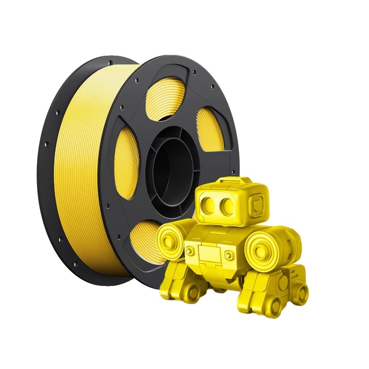 Filament PLA, 3kg, Galben Vibrant, 1.75mm