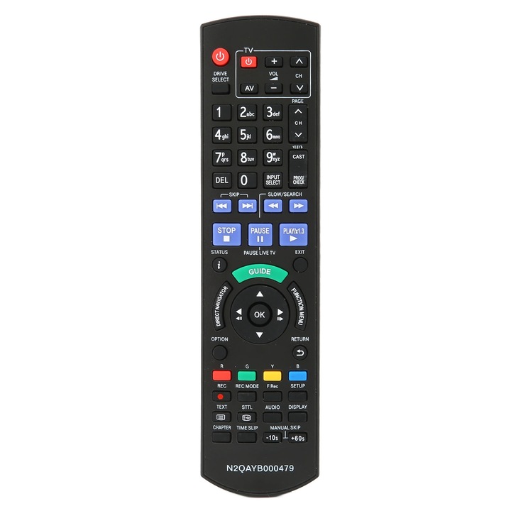 Telecomanda pentru N2QAYB000479 N2QAYB000475 DMRBW780GL Recorder de disc DMRBW780
