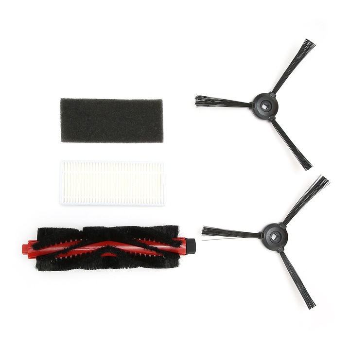 Set de piese de schimb pentru aspirator Lefant M200/M201/M520M/M571/T700, perie principala, perie laterala, filtru