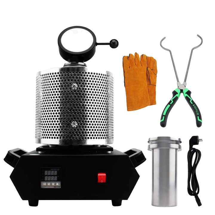 Cuptor de topire, 2100W, Negru, Capacitate 3 kg