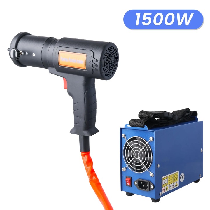 Индукционен нагревател, Комплект, 1500 W, Ръчен, Развиване на болтове/гайки, Безпламъчно нагряване, За авторемонти, ЕС щепсел