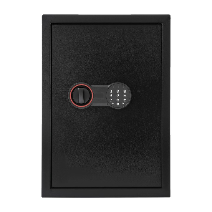 Seif electronic, acces prin tastatura digitala, caracteristici de securitate imbunatatite, negru, dimensiuni variate