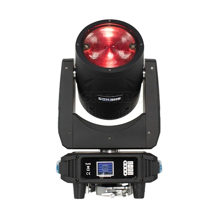 Lumina mobila, 400W, 10 canale DMX, 4IN1, 5-50 grade, 29x22.5x48cm