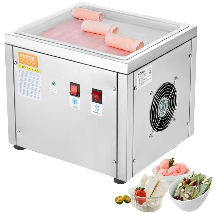Aparat de preparat desert, 500W, 8kg/min, dimensiune tava 280x240x20mm, o tava, inox