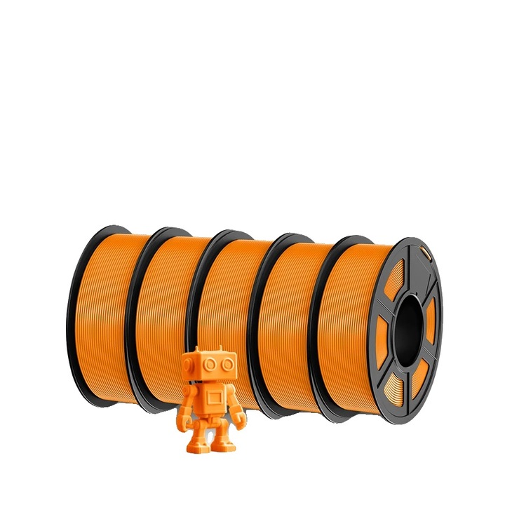 Filament 3D HSPLA P 2.0, gyors nyomtatási sebesség, továbbfejlesztett szilárdság, narancssárga, 5 tekercses készlet