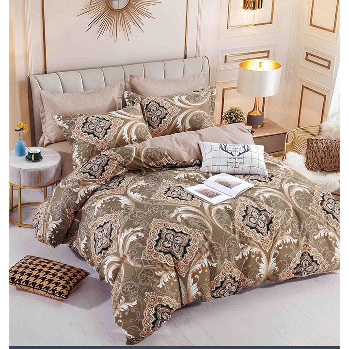 Двоен спален комплект от фин плат, 6 части