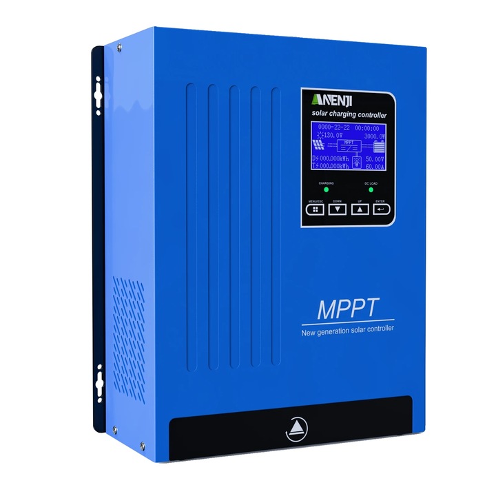 Controler de incarcare solar, 100A, LCD multifunctional, MPPT 100A, 12V/24V/36V/48V