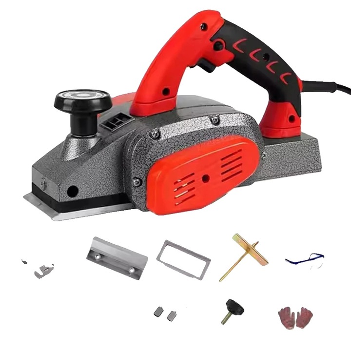 Rindel electric, 1600W, corp din aluminiu, adancime de taiere ajustabila, 2.85 kg