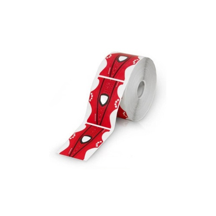 Sabloane unghii Silcare, 100 bucati, transparente, reutilizabile, forma patrata