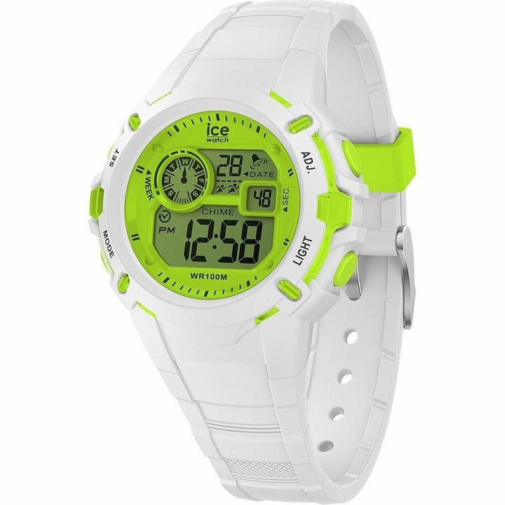 Ceas dama Ice 024004, 40mm, alb, verde