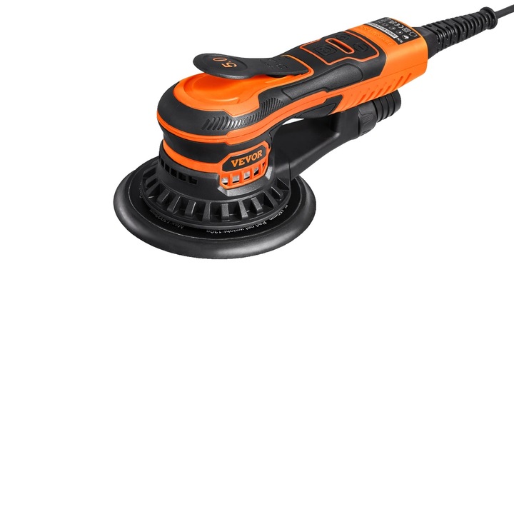 Orbitális csiszoló, 350W, 6 változtatható sebesség, ergonomikus kialakítás, 6 hüvelyk