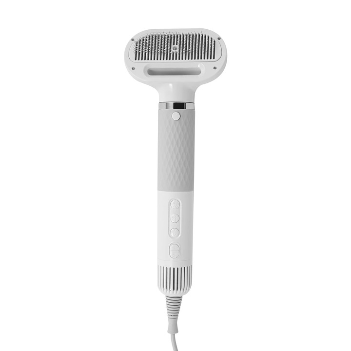 Uscator de par pentru animal companie, 950-1000W, 3 setari de temperatura, 4.6x30cm, cablu 2.4m