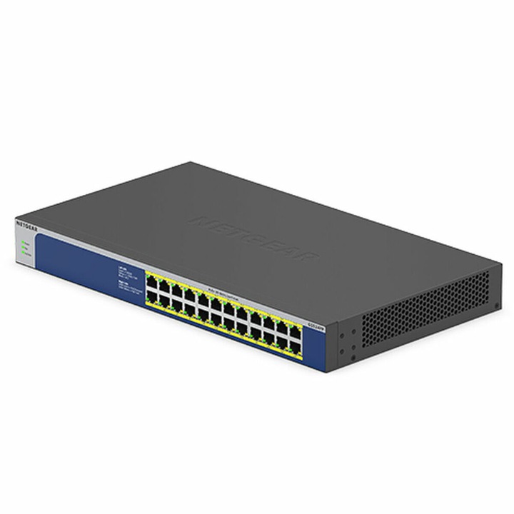 The NETGEAR Gigabit Unmanaged Switch series helps your business cost-effectively expand your network to Gigabit speeds and higher port counts. The GS524PP joins the series and offers 24 PoE+ ports to power high-power PoE devices. With a tot GS524PP-100EUS