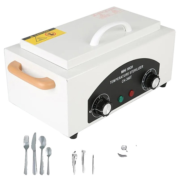 Sterilizator, 2230ML, inox, 35x20x17.5cm, temperatura ajustabila 50-220 grade Celsius