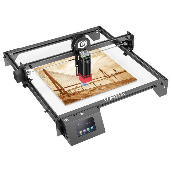Gravator cu laser RAY5 10W, 400x400mm, 10W, Wi-Fi, USB, touchscreen