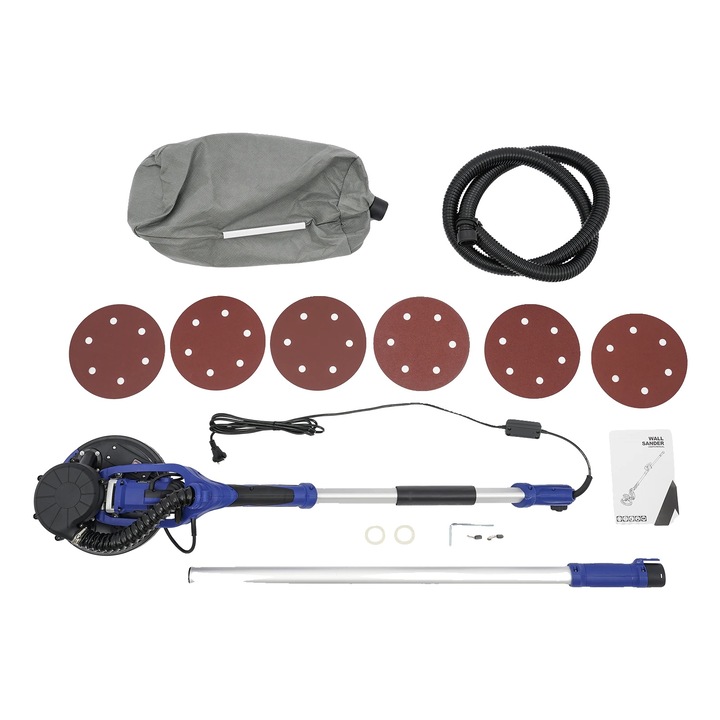 Slefuitoare electrica, ajustare viteza, capacitate de slefuire verticala, albastra, dimensiuni ajustabile 3.9x7.2ft