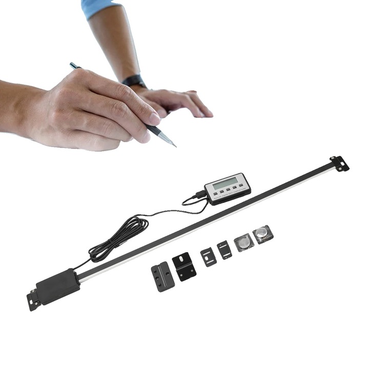 Cantar digital, aluminiu, 0-500mm, display LCD, precizie ridicata