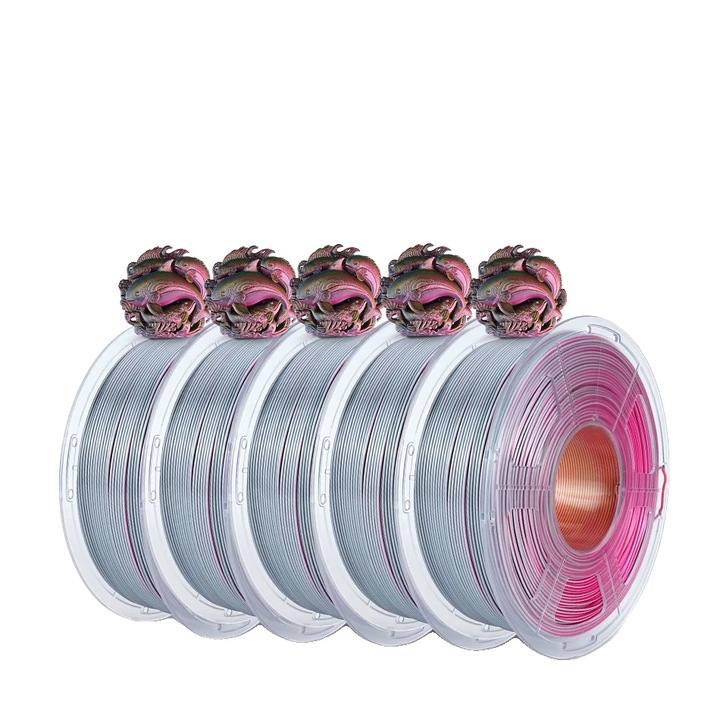 Filament 3D, 5 Role, PLA, Multicolor, 1.75mm, 1100g