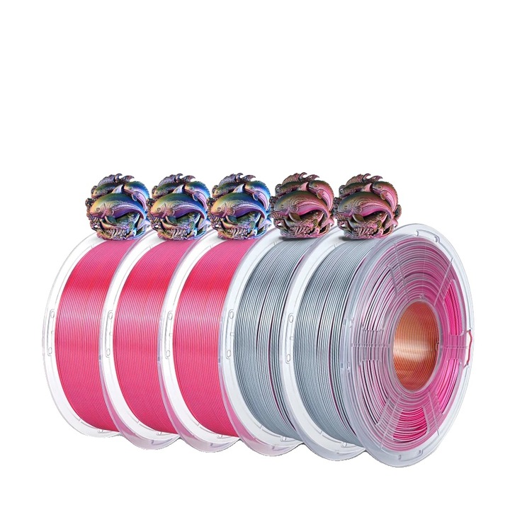 Filament 3D PLA Mix-9, set 5 role, 1.75mm, multicolor, 1100g