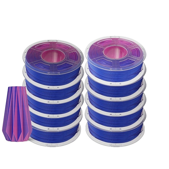 Filament 3D, DC PLAMatte 10RDBL, finisaj mat, 1.75mm, ambalare vidata