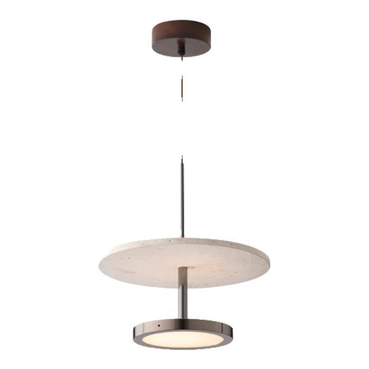 Модерна висяща лампа, елегантен дизайн, регулируема височина, димер с дистанционно управление, 1xE27, 90-260V