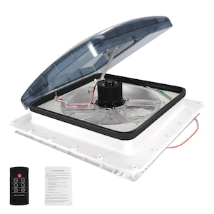 Ventilator de acoperis pentru RV, 3 viteze, circulatie bidirectionala, 40x40cm, 12V