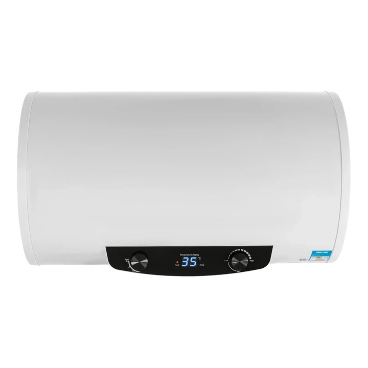 Boiler electric, 70L, 2000W, alb, montare pe perete, dimensiuni 41x69cm