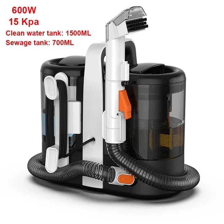 Hordozható szőnyegtisztító, 750W, kompakt kialakítás, 600W - EU csatlakozó