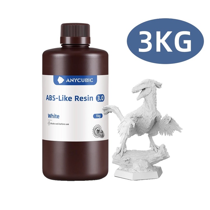 Rasina 3D, 3kg, fehér, ellenálló, alacsony viszkozitású