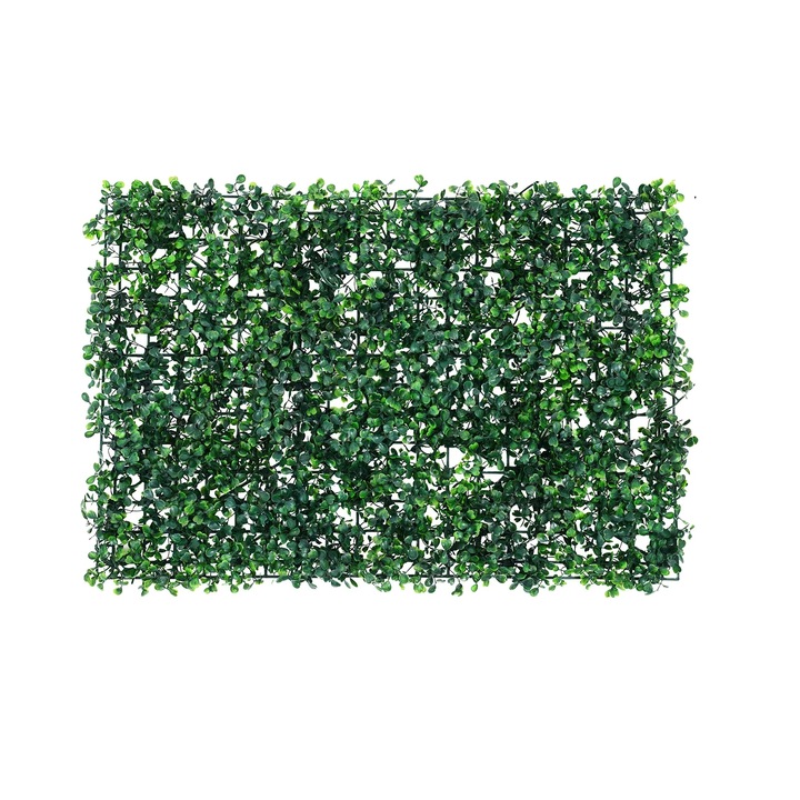 Panouri de iarba artificiala, aspect realist, instalare usoara, verde, set de 12 piese, 60x40cm