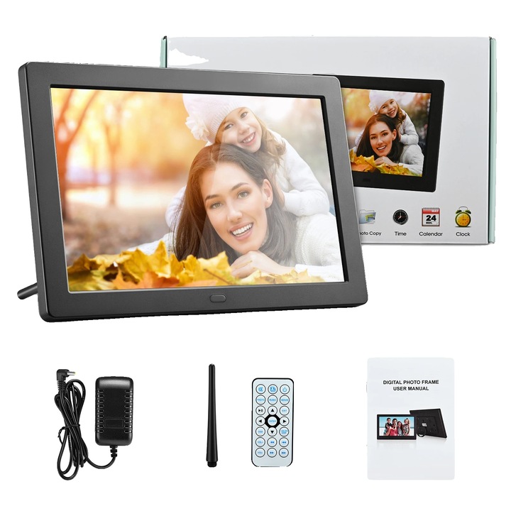 Rame foto digitale, 1280x800, 32GB, set de divertisment