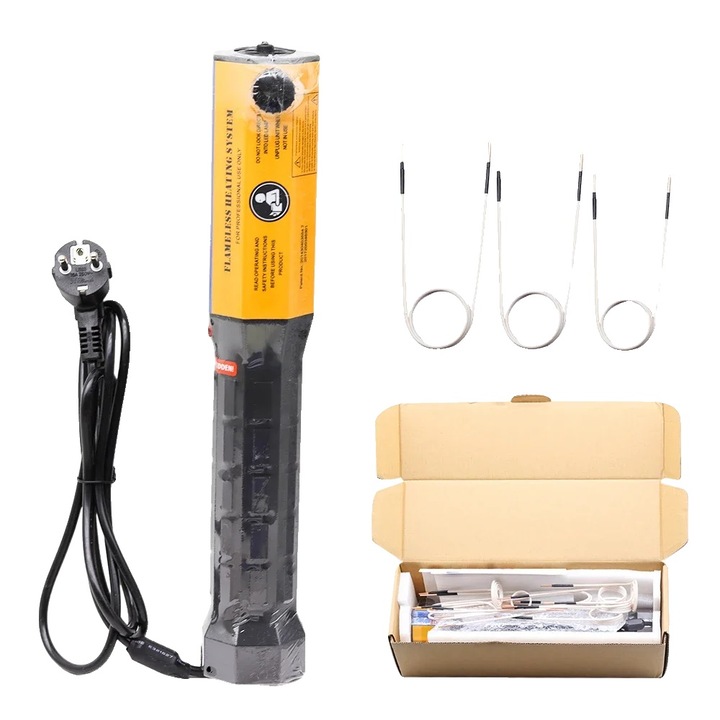 Aeroterma mágneses indukció, 1000W, 220V, 3 tekercs, kompakt kialakítás