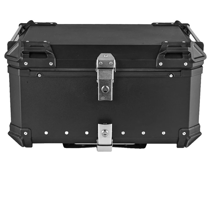 Portbagaj Spate Motocicleta, Capacitate 65L, Impermeabil si Absorbant de Socuri, Negru