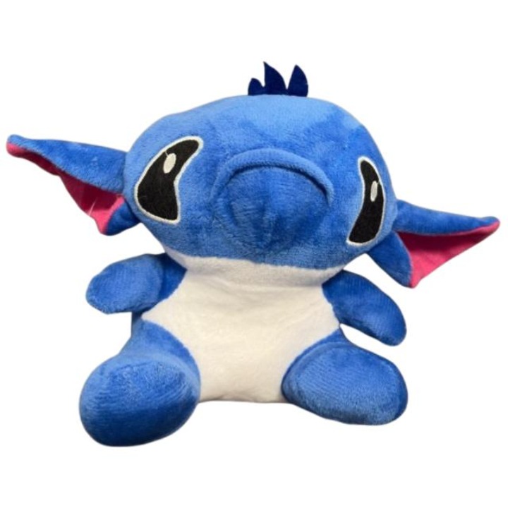 Stitch, a szeretett plüssfigura, puha és bolyhos, kék, 18-20cm